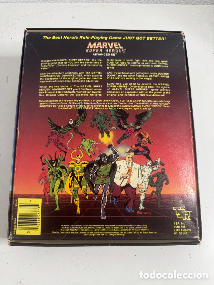 Juegos de mesa: Marvel Super Heroes- Advanced Set (1992) Libros Juego Rol - Foto 7