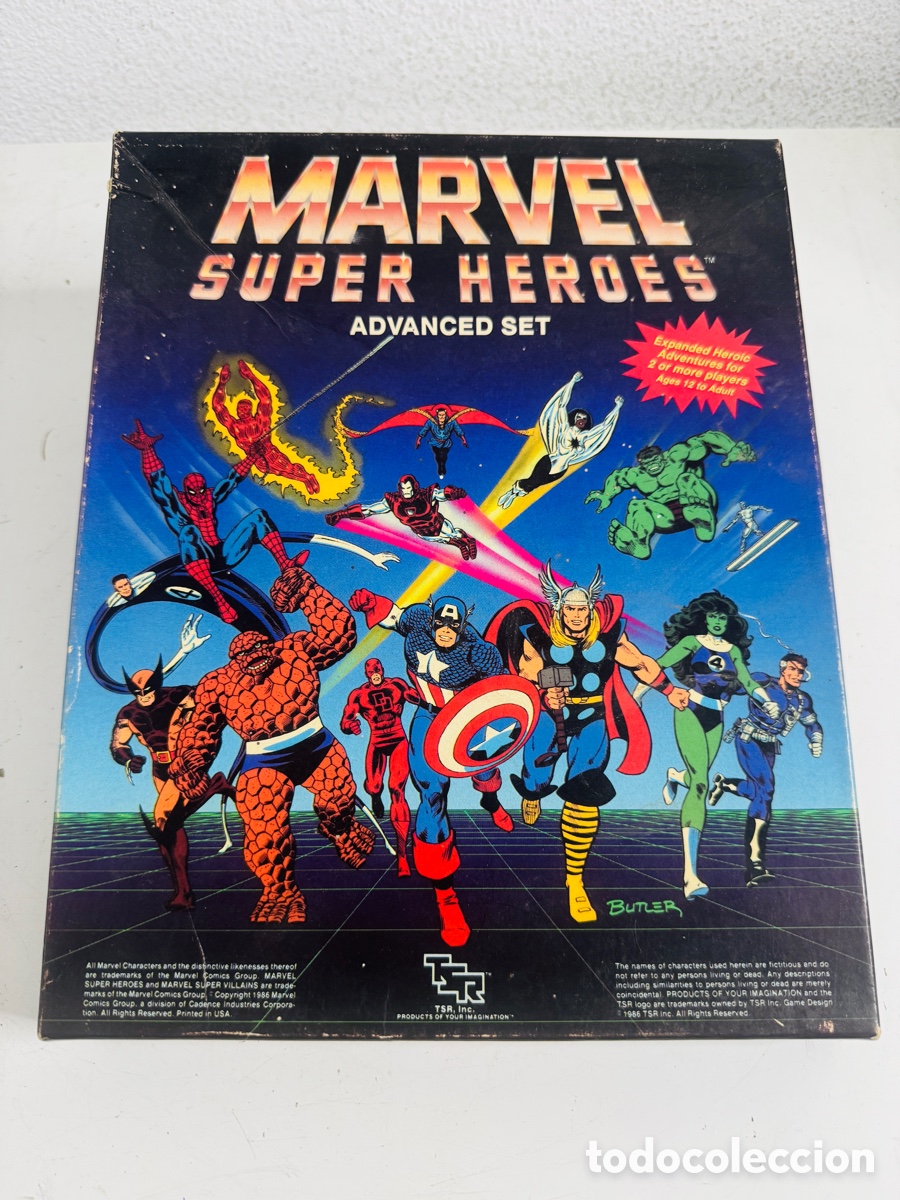 Juegos de mesa: Marvel Super Heroes- Advanced Set (1992) Libros Juego Rol - Foto 1