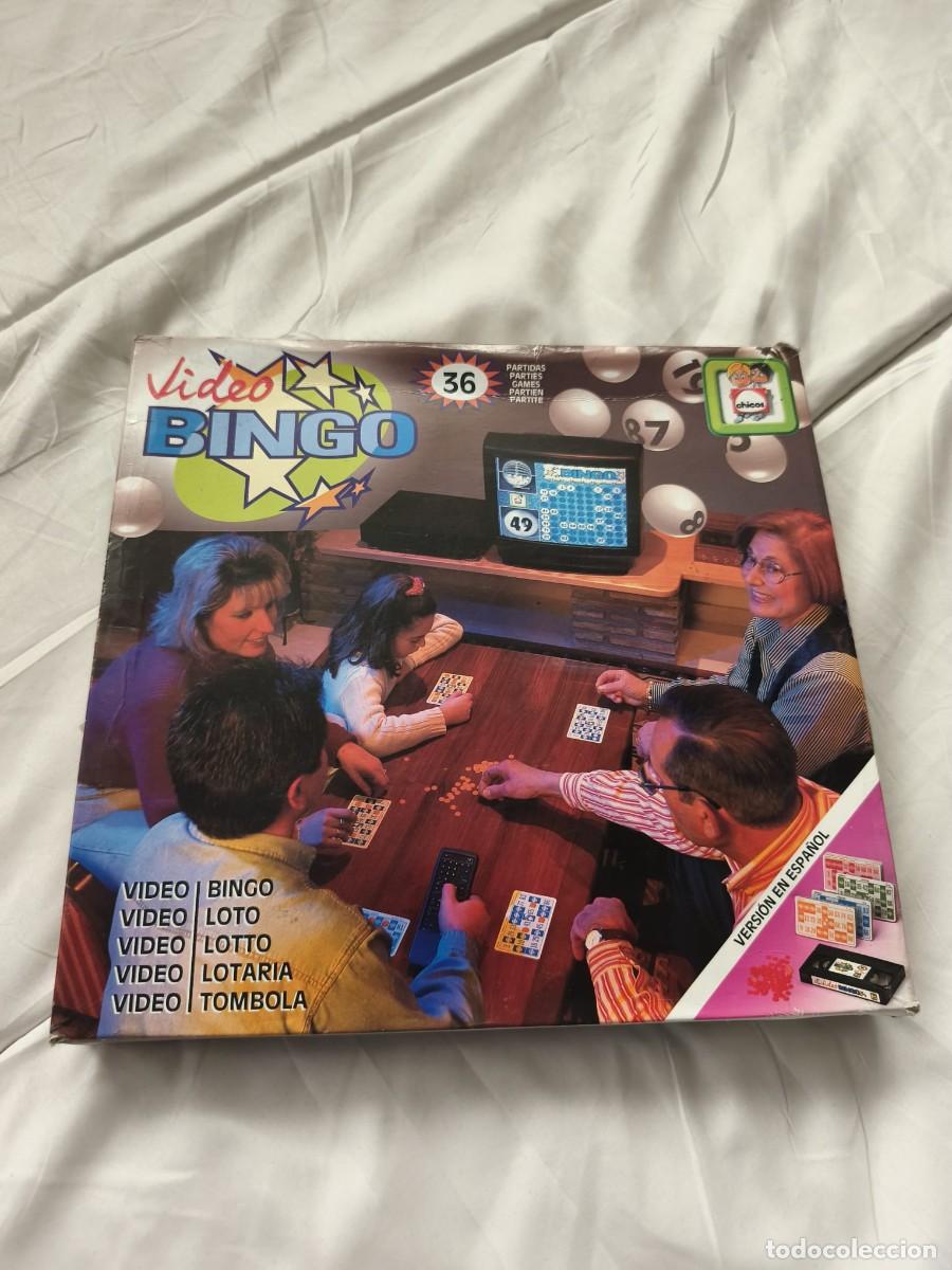 Juegos de mesa: Video Bingo . Vintage Versi&oacute;n espa&ntilde;ola con video VHS . de la marca Chicos . Caja original