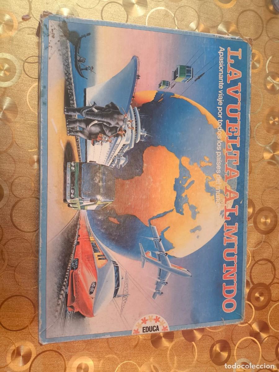 Juegos de mesa: Juego La Vuelta Al Mundo Educa Retro