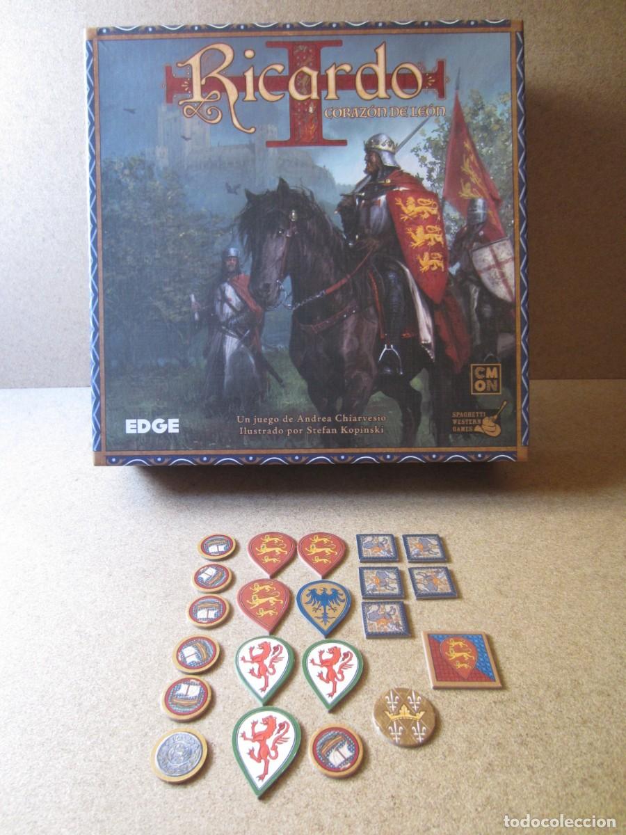 Juegos de mesa: Piezas y fichas varias sueltas. Piezas y Repuestos Juego Mesa Ricardo Corazon de Leon (Edge)