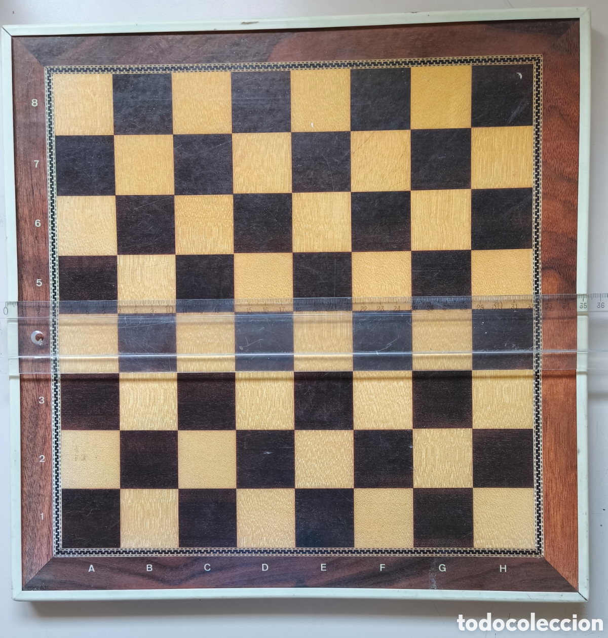 Juegos de mesa: ANTIGUO TABLERO JUEGO DE AJEDREZ - Foto 3