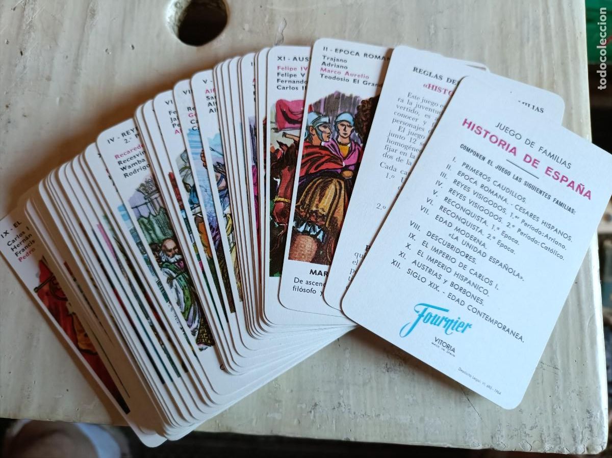 Juegos de mesa: BARAJA HISTORIA DE ESPA&Ntilde;A SIN USAR - Foto 1