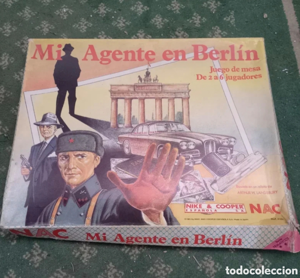 Juegos de mesa: Juego de Mesa NAC - Mi Agente en Berl&iacute;n (1984)