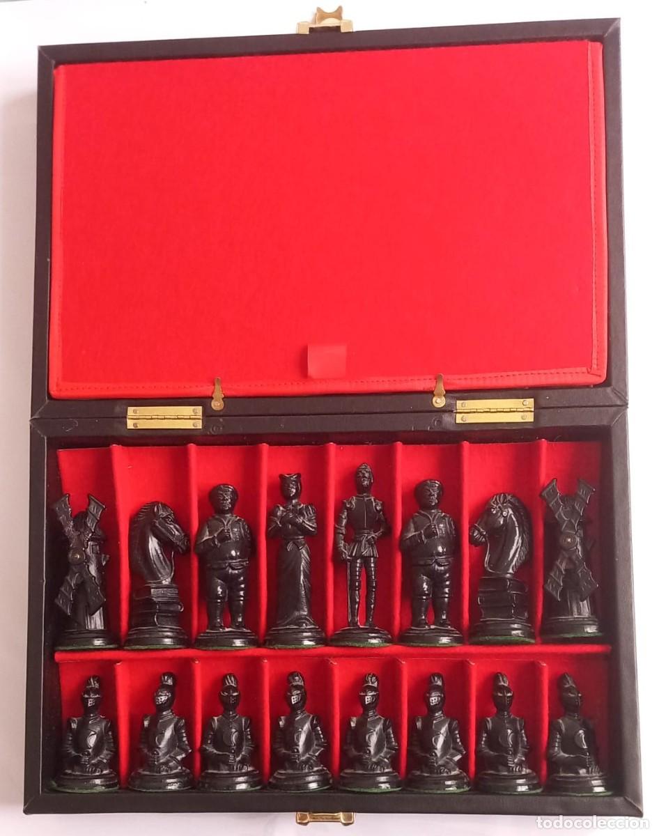 Juegos de mesa: Malet&iacute;n ajedrez Don Quijote - Foto 2