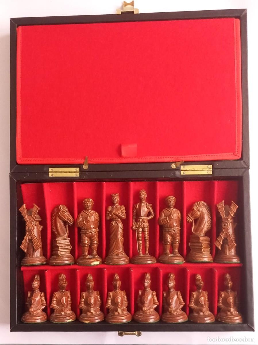 Juegos de mesa: Malet&iacute;n ajedrez Don Quijote - Foto 3