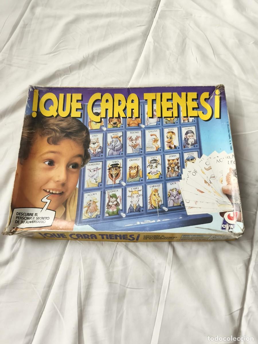 Juegos de mesa: Qu&eacute; Cara Tienes . Vintage . Primera edici&oacute;n 1988 - CEFA . Caja original