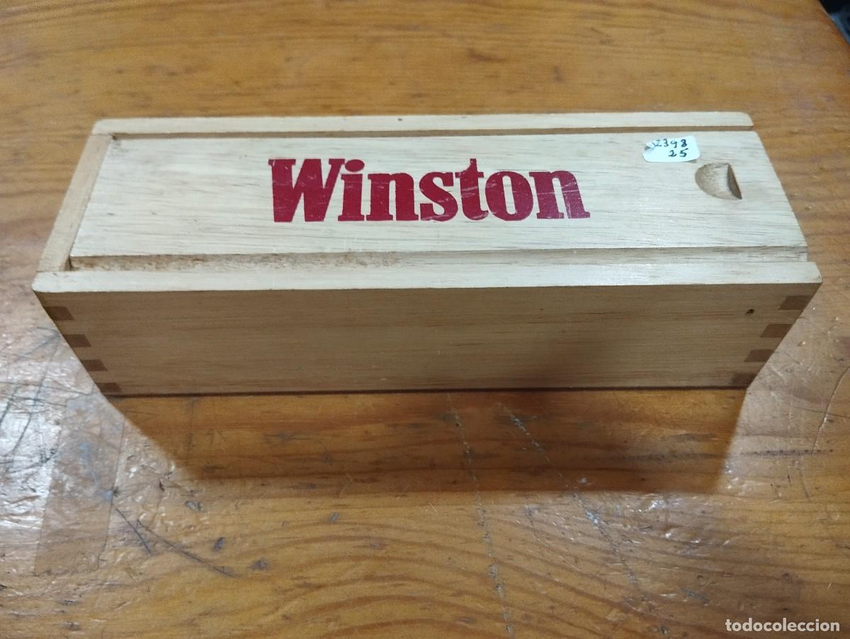 Juegos de mesa: DOMINO WINSTON EN CAJA DE MADERA.