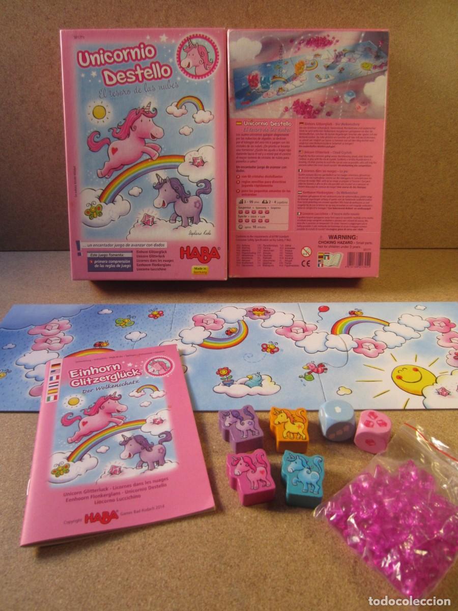 Juegos de mesa: Unicornio Destello El Tesoro de las Nubes (Haba)