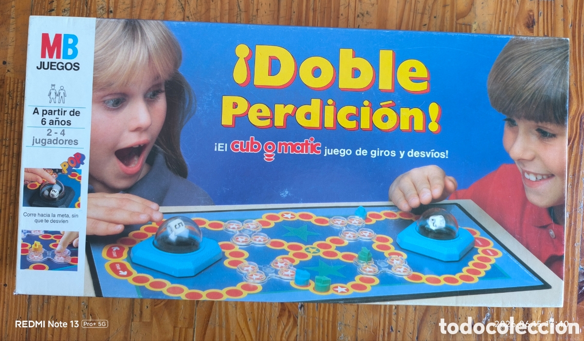 Juegos de mesa: Doble perdici&oacute;n juego mb 1989