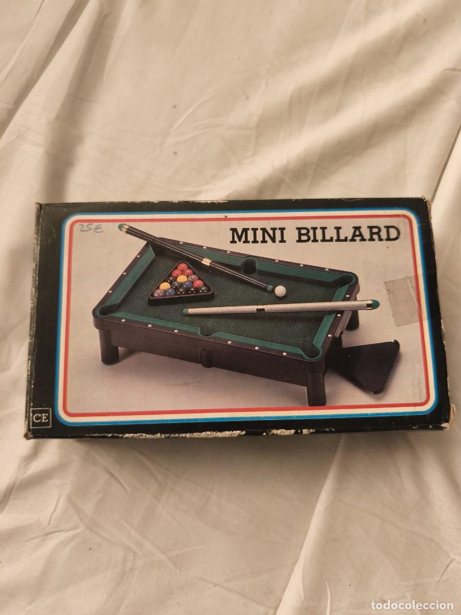Jeux de table: Mesa mini billar de viaje . vintage. Caja original