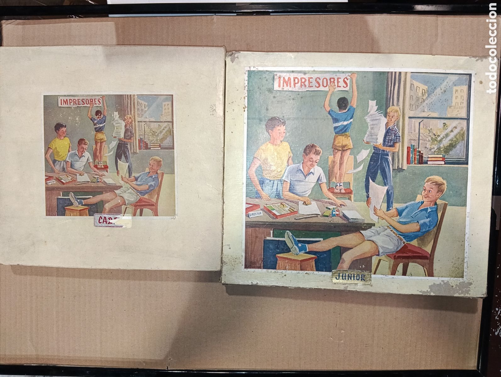 Juegos de mesa: LOTE 2 IMPRENTILLAS IMPRESORES CADETE Y JUNIOR