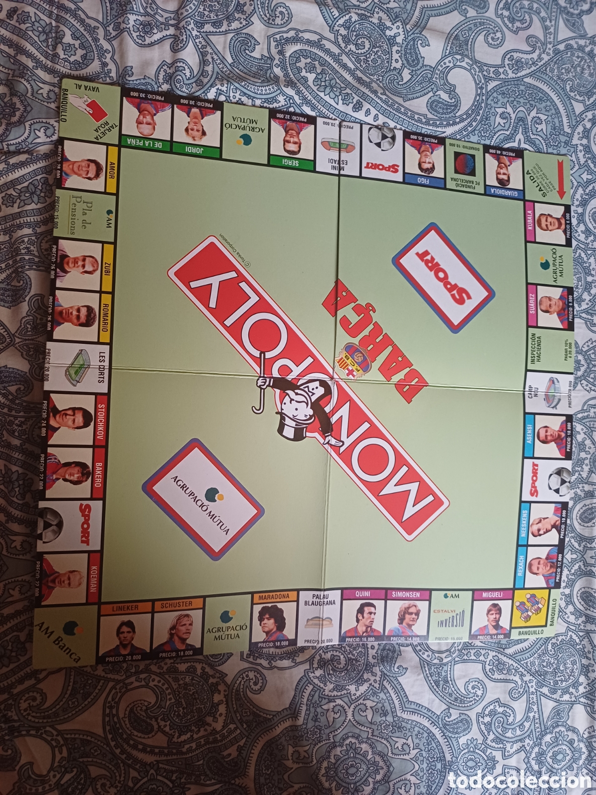 Juegos de mesa: Monopoly del Bar&ccedil;a Futbol Club Barcelona y jugadores internacionales