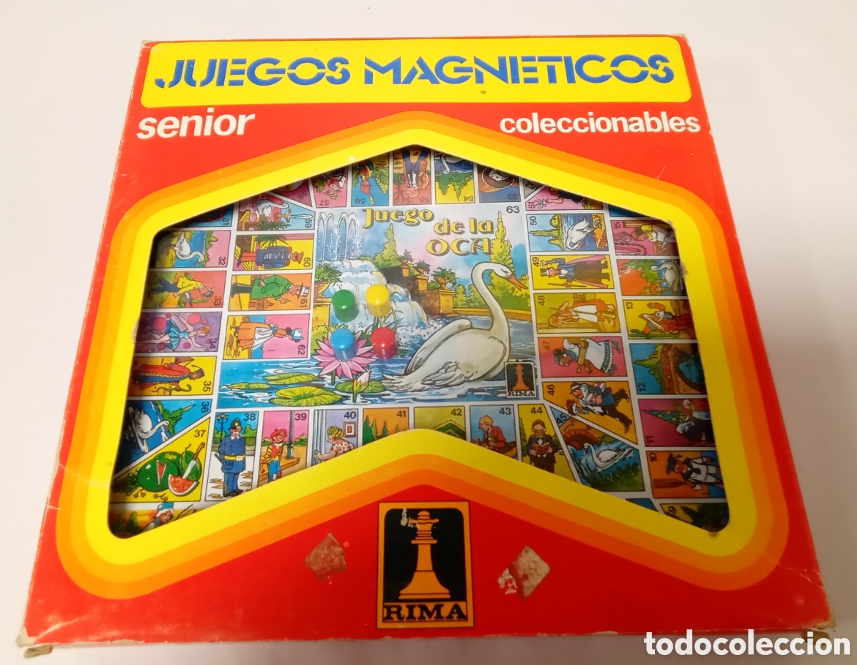 Juegos de mesa: Oca Juego De Mesa Magnetico Rima Espa&ntilde;a Senior Coleccionables