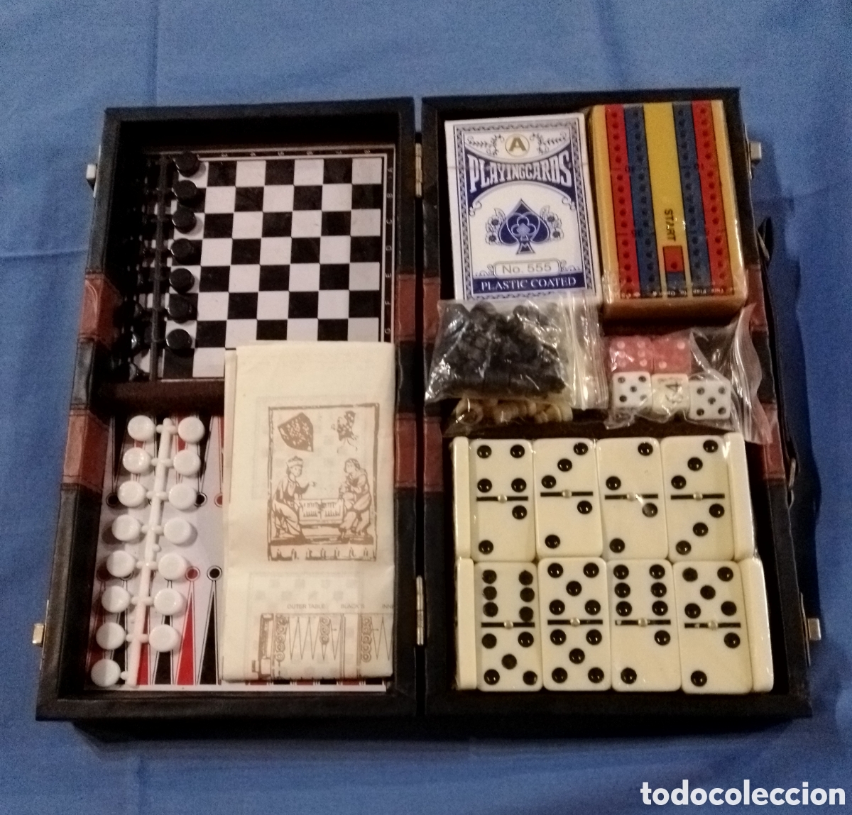 Juegos de mesa: Estuche con cinco juegos de mesa - Foto 3