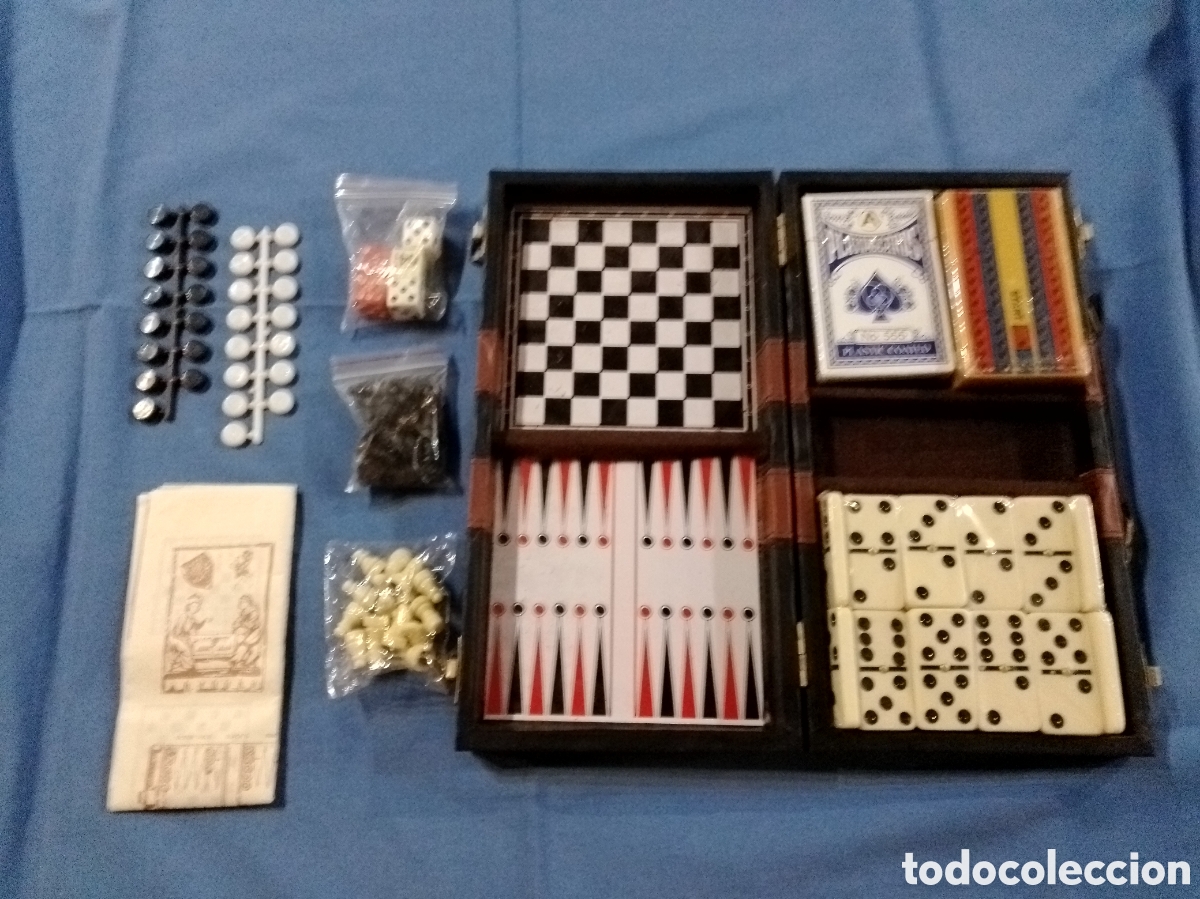Juegos de mesa: Estuche con cinco juegos de mesa - Foto 1