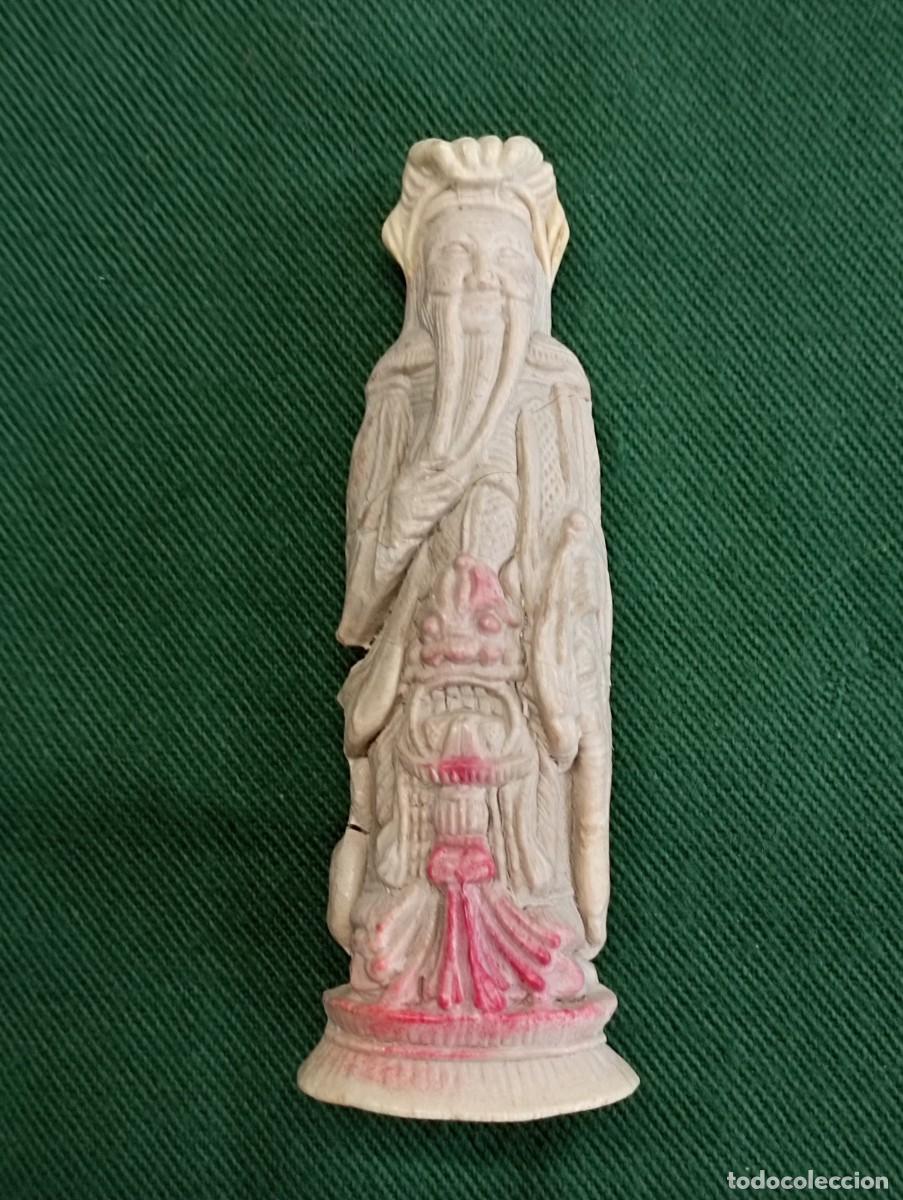 Juegos de mesa: Pieza, rey de ajedrez. A&ntilde;os 50-60.