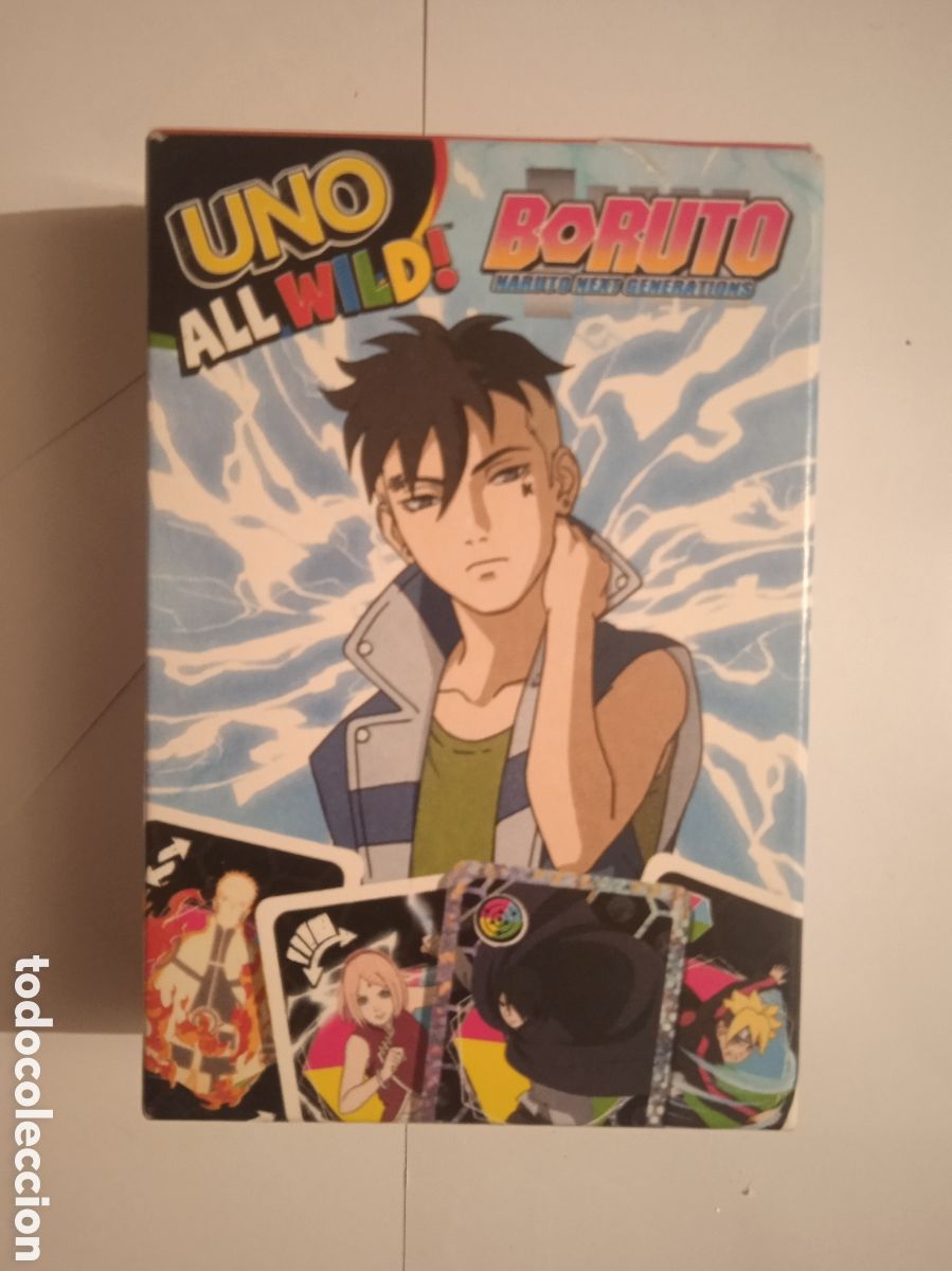 Juegos de mesa: UNO ALL WILD BORUTO NARUTO NEXT NUEVO - Foto 2