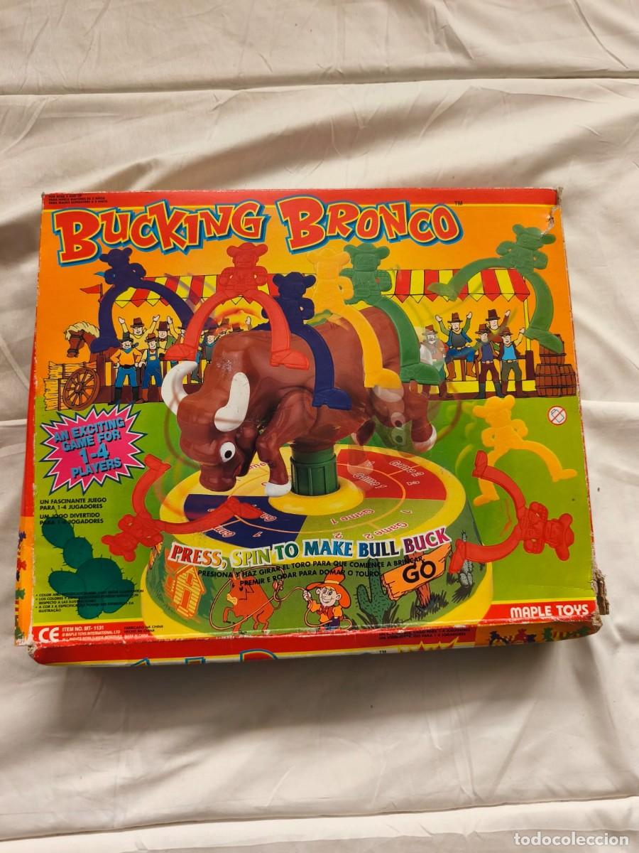 Juegos de mesa: Bucking Bronco . Maple Toys. Vintage. Cl&aacute;sico juego de mesa de habilidad y acci&oacute;n. a&ntilde;os 90 .