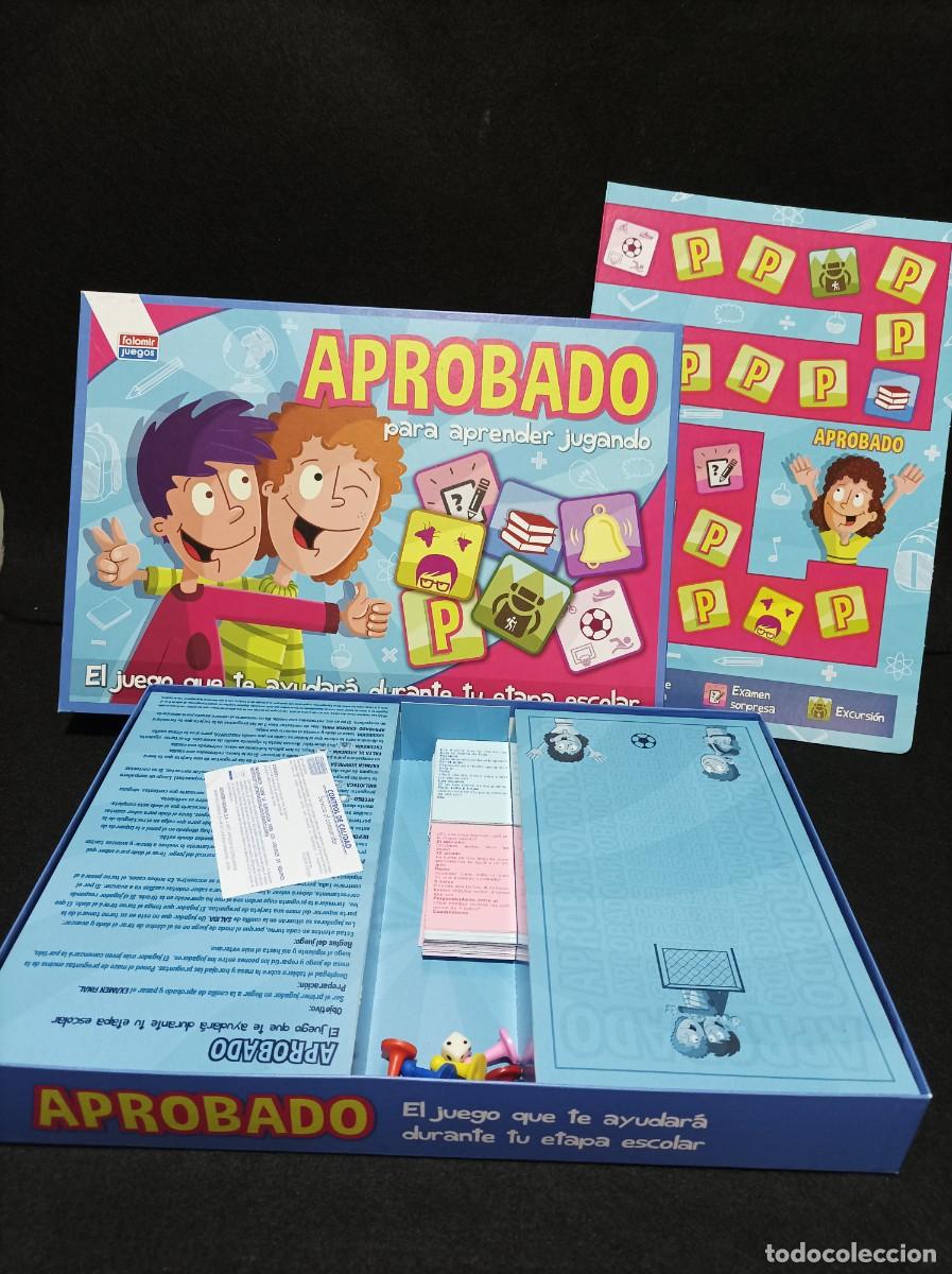 Juegos de mesa: Juego de mesa APROBADO, PARA APRENDER JUGANDO - FALOMIR - Completo