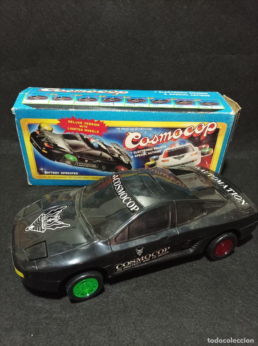 Juegos de mesa: COCHE DE POLICIA DEL FUTURO COSMOCOP, CON SONIDO Y MOVIMIENTO