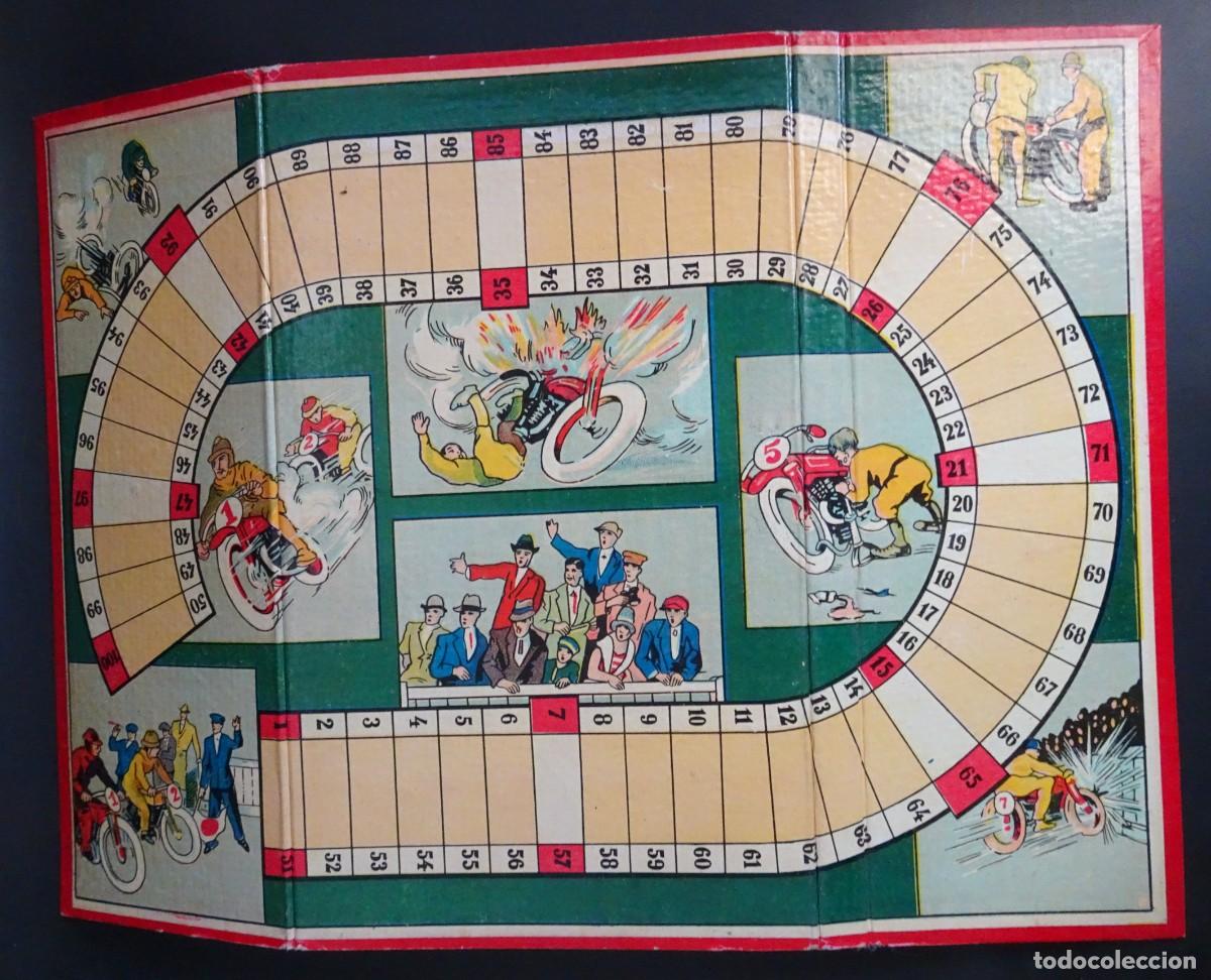 Juegos de mesa: TABLERO PLEGABLE JUEGO DE MESA , CARRERAS DE MOTOS, VER FOTOS