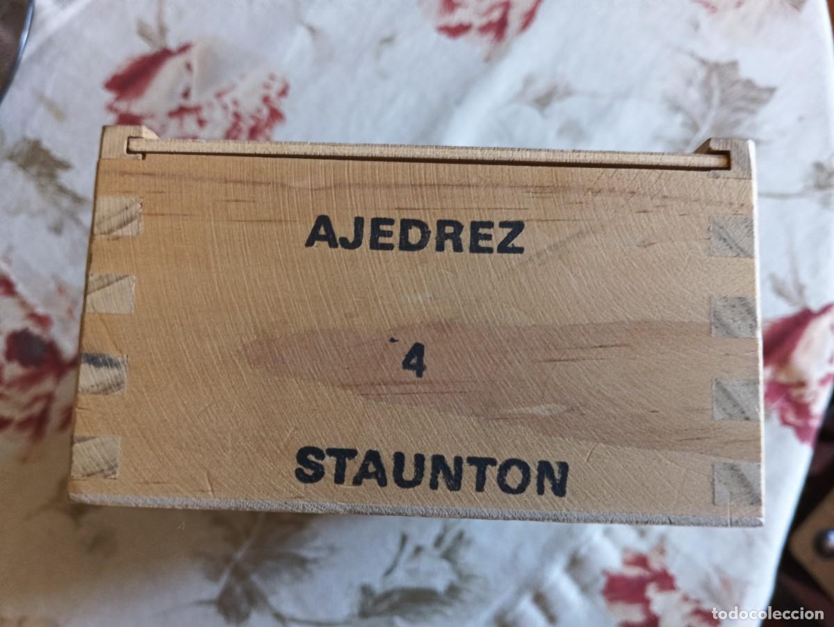 Juegos de mesa: Piezas de Ajedrez de Madera Staunton N&ordm;4.