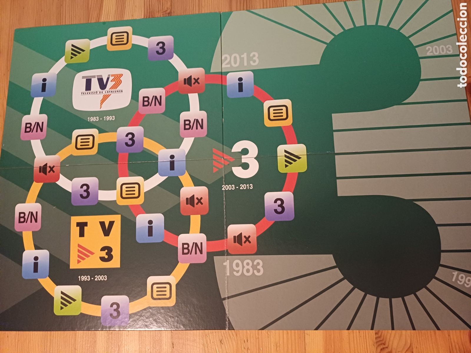 Juegos de mesa: Tablero juego mesa El joc de tv3 Televisi&oacute; de Catalunya