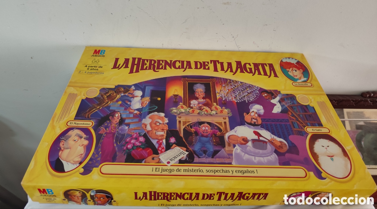 Juegos de mesa: Juego de mesa La Herencia de T&iacute;a &Aacute;gata de MB
