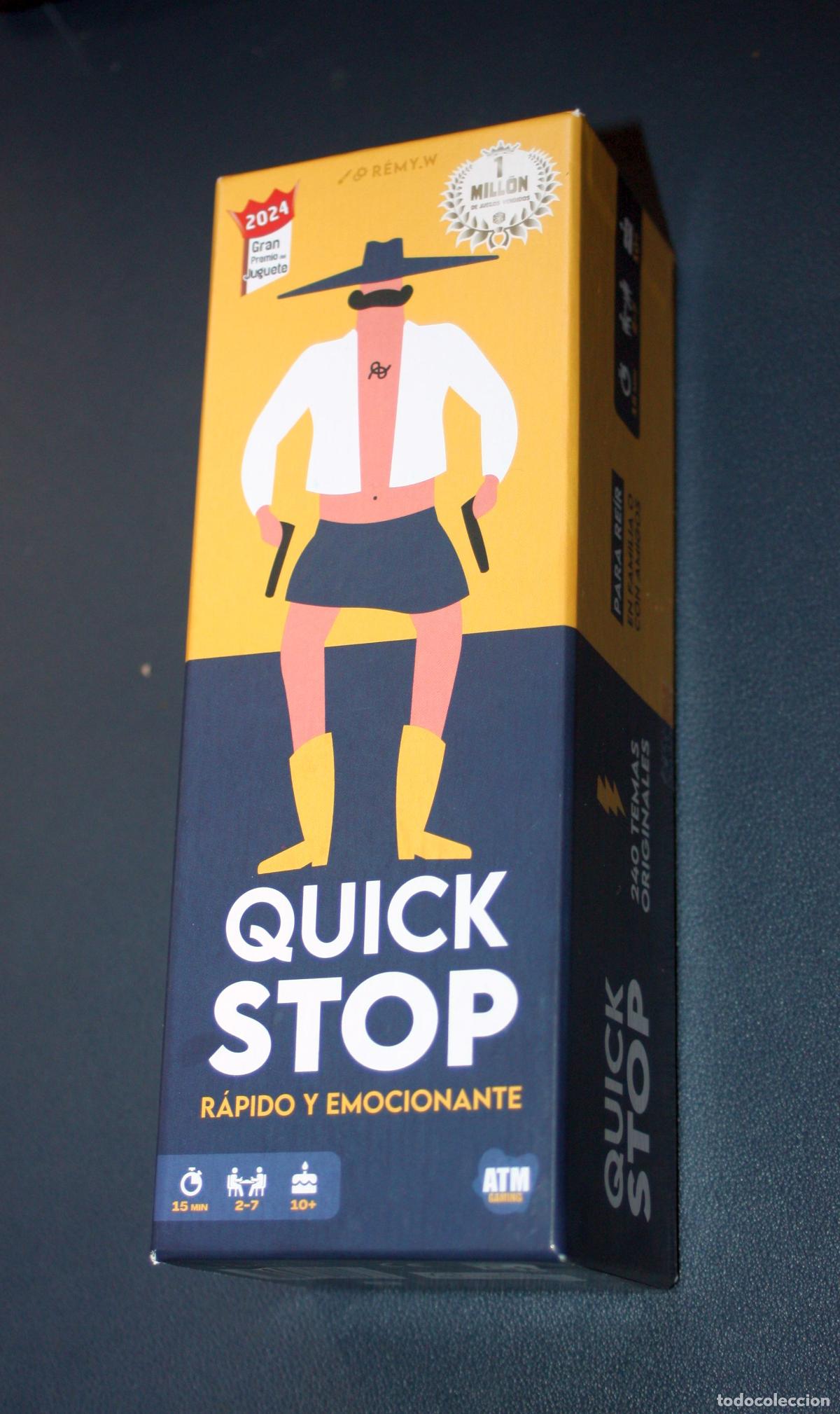 Juegos de mesa: Quickstop &ndash; El Duelo de Letras (ATM Gaming). GRAN PREMIO DEL JUGUETE DE 2024. NUEVO,MiTAD DE PRECIO