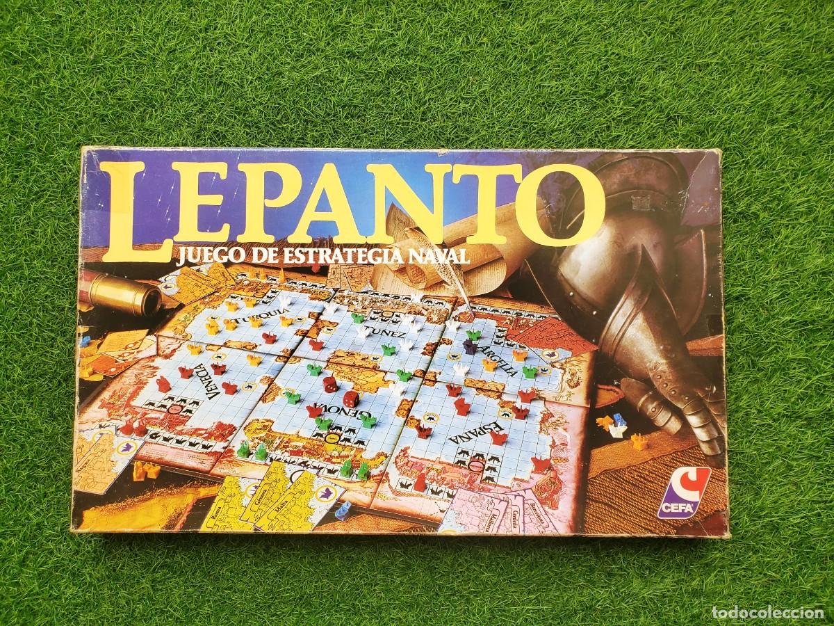 Juegos de mesa: Lepanto caja grande. Juego de mesa CEFA a&ntilde;os 80