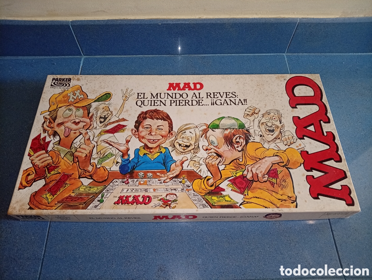 Juegos de mesa: ANTIGUO JUEGO MAD PARKER COMPLETO