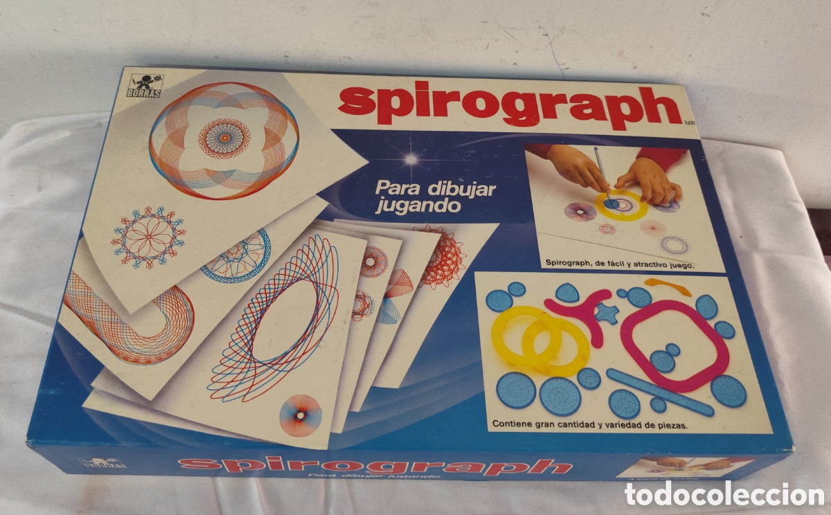Juegos de mesa: Juego Spirograph de Borras de los a&ntilde;os 90