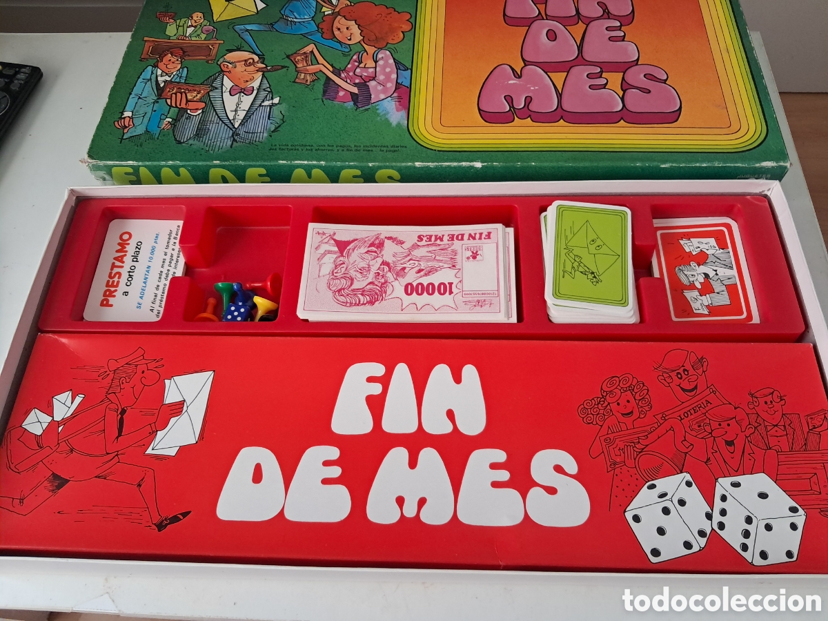Juegos de mesa: FIN DE MES. BORRAS. ANTIGUO JUEGO DE MESA - Foto 3