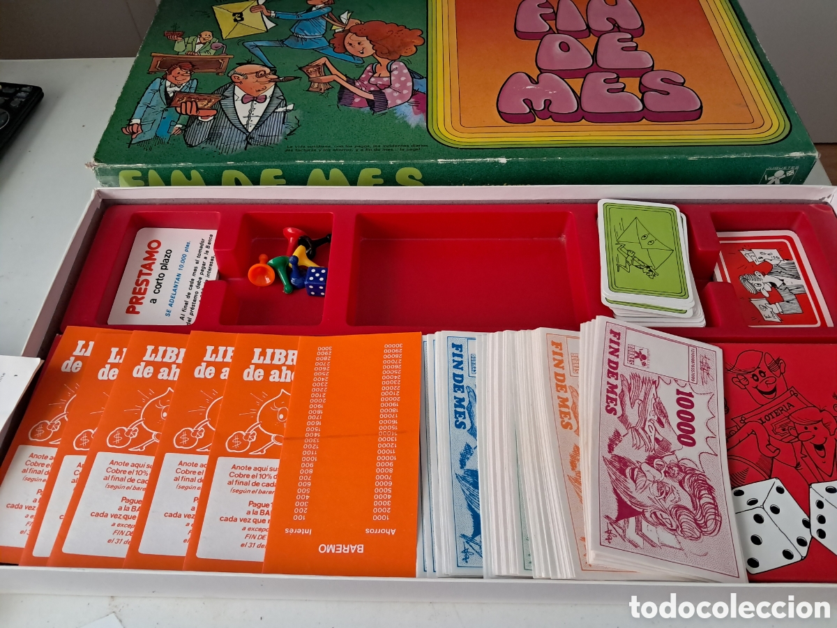 Juegos de mesa: FIN DE MES. BORRAS. ANTIGUO JUEGO DE MESA - Foto 5