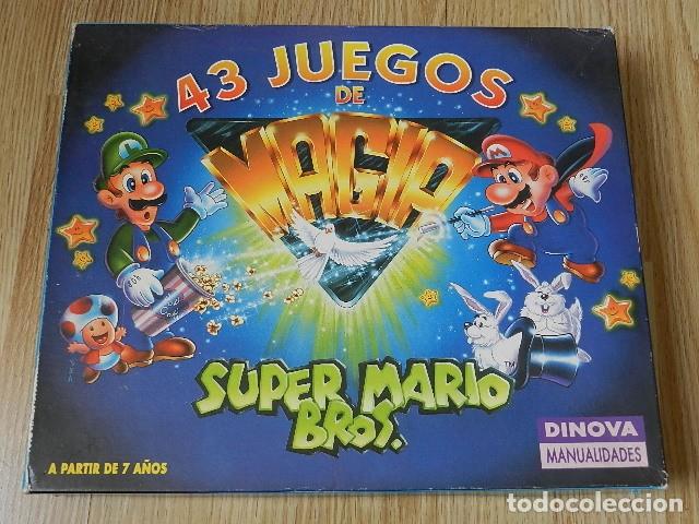 Juegos de mesa: 43 juegos de Magia Super Mario Bros Dinova Manualidades a&ntilde;o 1995 Nintendo