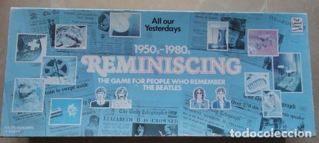 Juegos de mesa: ESTUPENDO JUEGO DE MESA REMINISCING 1950's - 1980's THE GAME FOR PEOPLE WHO REMEMBER THE BEATLES