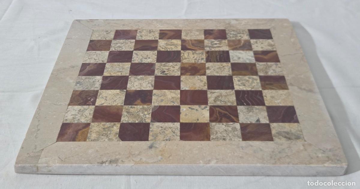 Juegos de mesa: Ajedrez de piedra en Marmol, Mexico - Foto 8