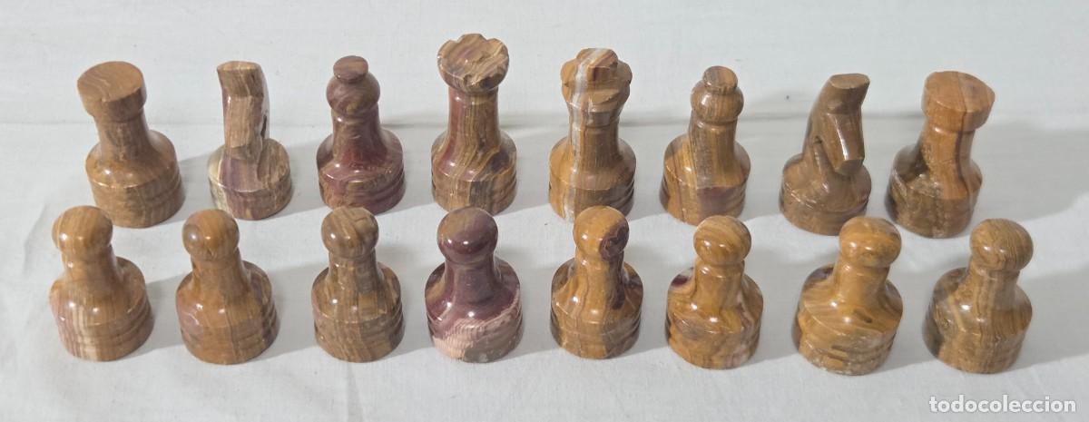 Juegos de mesa: Ajedrez de piedra en Marmol, Mexico - Foto 19