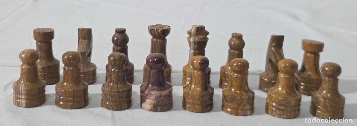 Juegos de mesa: Ajedrez de piedra en Marmol, Mexico - Foto 20