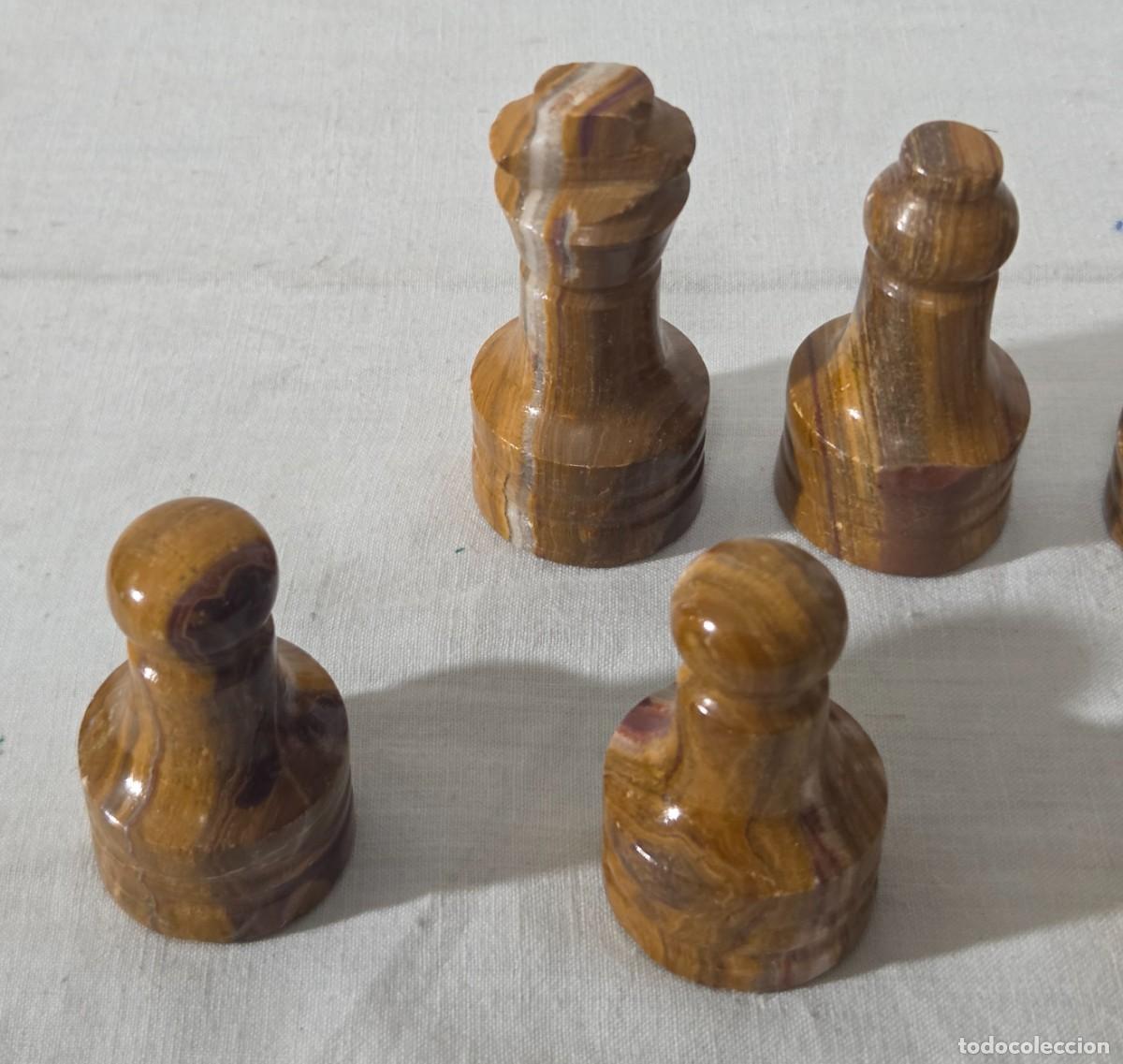 Juegos de mesa: Ajedrez de piedra en Marmol, Mexico - Foto 23