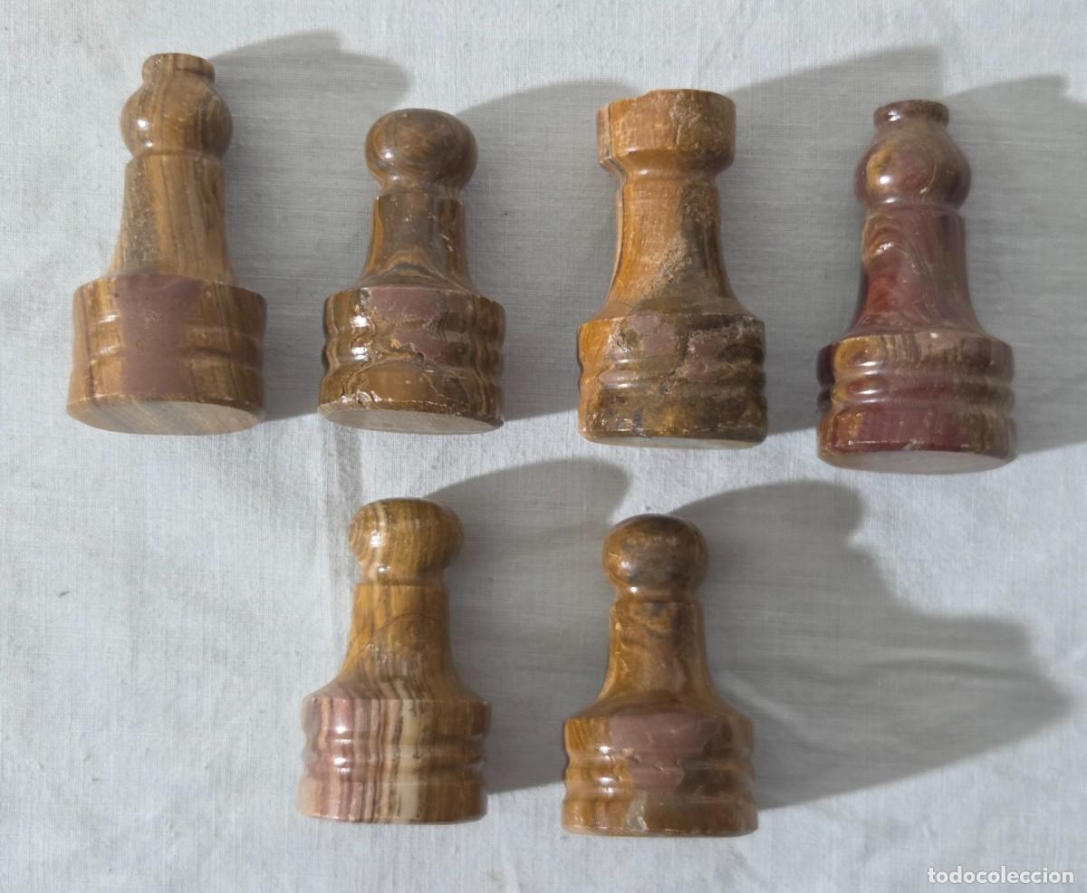 Juegos de mesa: Ajedrez de piedra en Marmol, Mexico - Foto 25