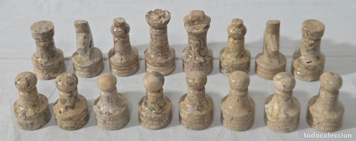 Juegos de mesa: Ajedrez de piedra en Marmol, Mexico - Foto 26