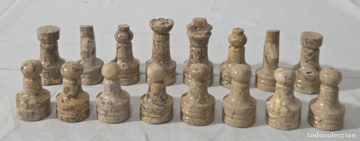 Juegos de mesa: Ajedrez de piedra en Marmol, Mexico - Foto 27