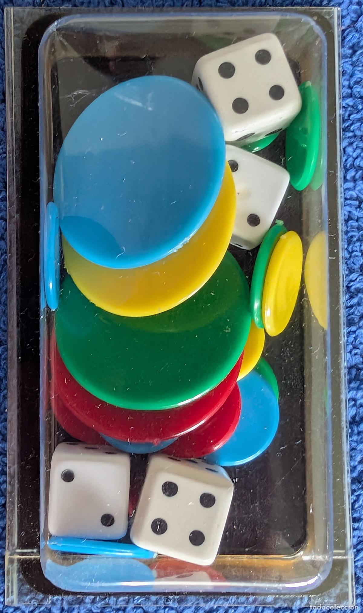 Juegos de mesa: Estuche de fichas para juegos variados - Juego Reunidos - Geyper (A&ntilde;os 70) &iexcl;Completo!