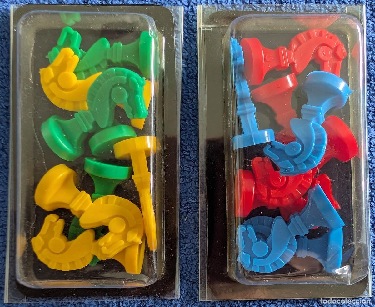 Juegos de mesa: Estuches de fichas de caballos de ajedrez - Juego Reunidos - Geyper (A&ntilde;os 70) &iexcl;Completo!