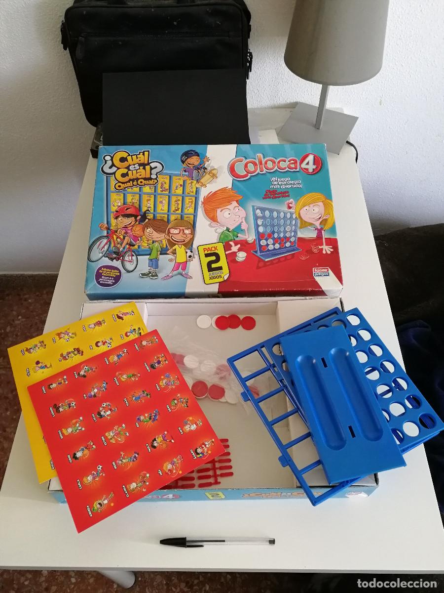 Juegos de mesa: PACK 2 JUEGOS - CUAL ES CUAL y COLOCA 4 - FALOMIR JUEGOS