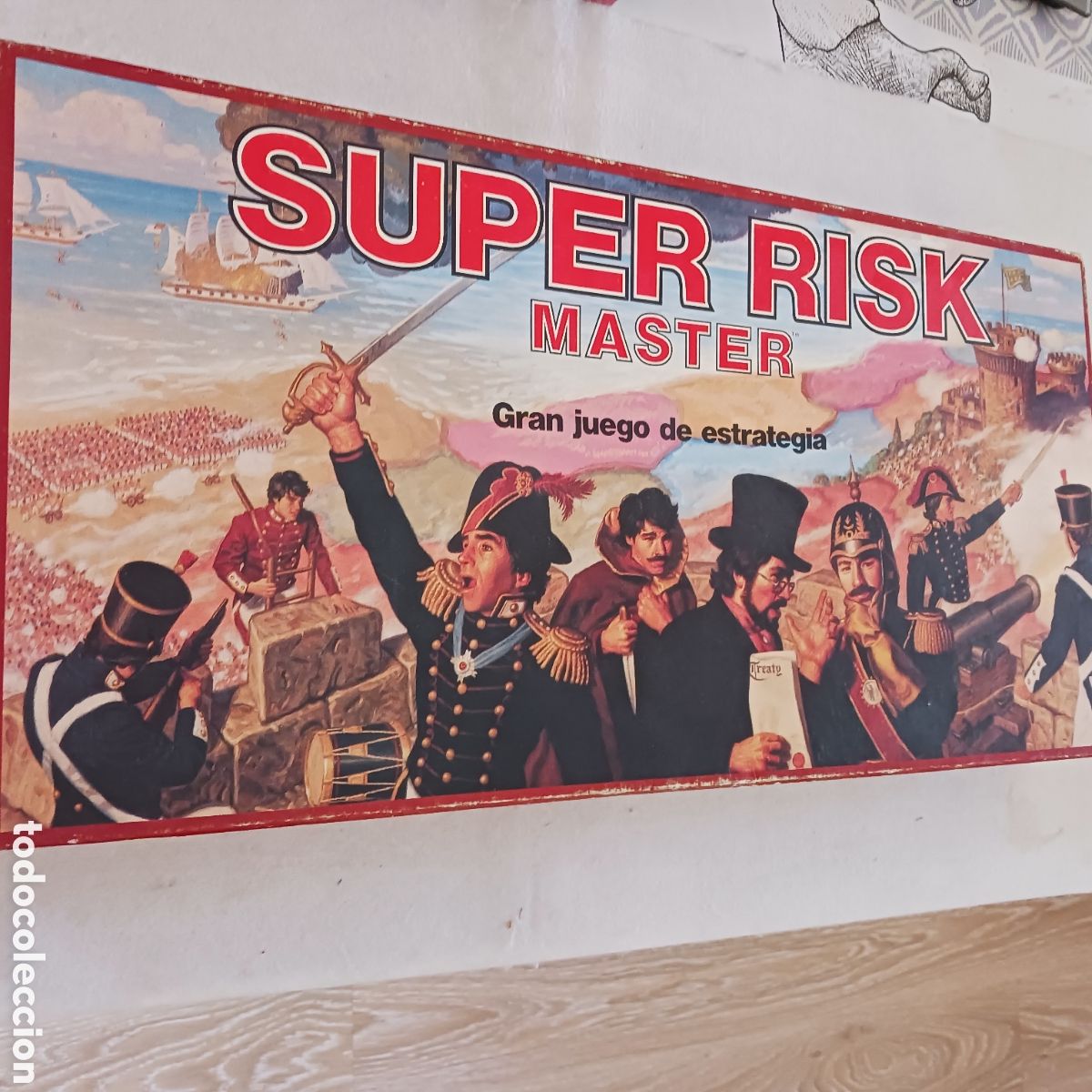 Juegos de mesa: S&uacute;per Risk Master de Bruguera