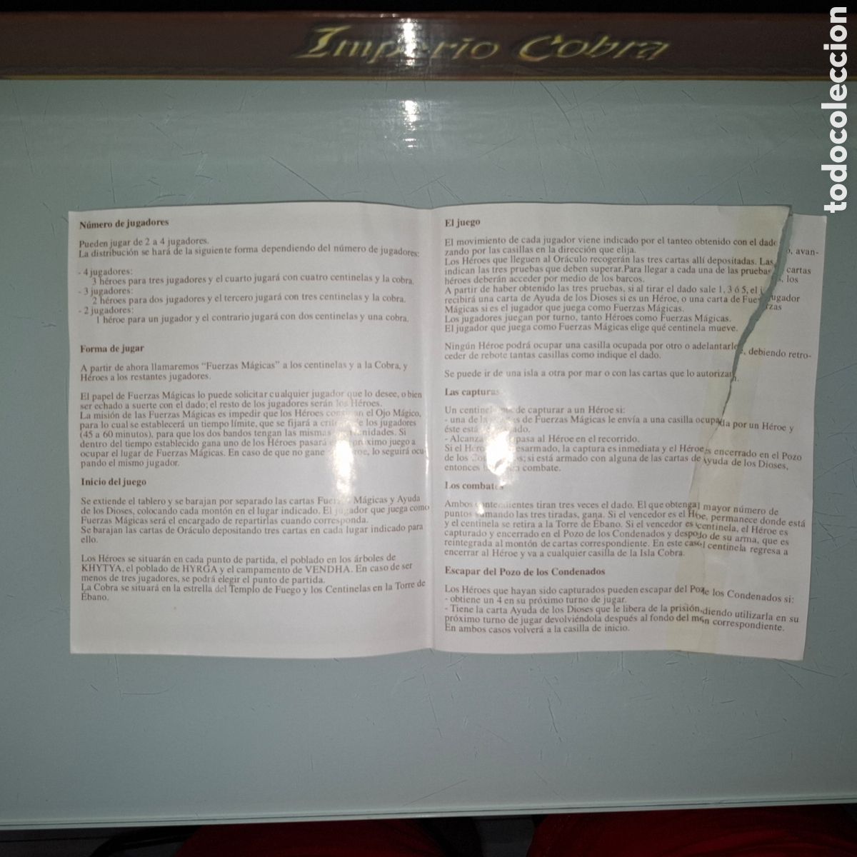 Juegos de mesa: JUEGO DE MESA CEFA IMPERIO COBRA REEDICION - Foto 3