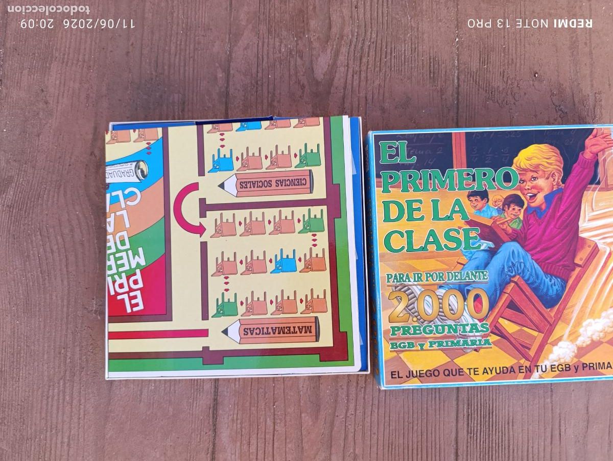 Juegos de mesa: Juego El Primero de la Clase 2000 preguntas &ndash; Falomir 1987